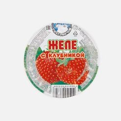 Желе Снеговичок Клубника с кусочками пл/ст 150г