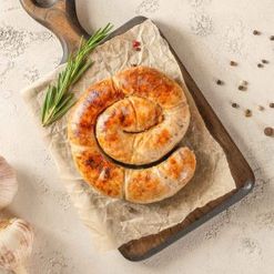 Колбаса Чесночная жареная Колбасный цех вес