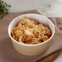 Рис с желтым карри и курицей на кокосовом молоке вес