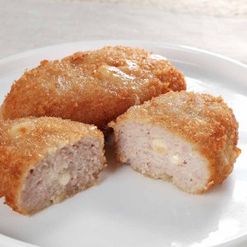 Котлеты из цыпленка с сыром жареные вес