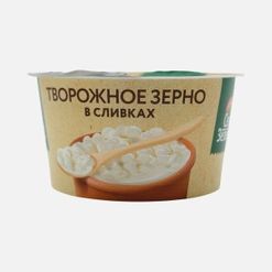 Продукт твор Село зеленое Творожное зерно в сливках 5% 130г