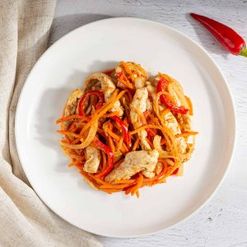 Салат Хе с мясом курицы пл/к 200г