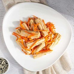 Салат спаржа с корейской морковью пл/к 200г