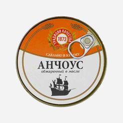 Анчоус Пролив обжаренный в масле ж/б 160г