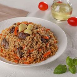 Плов с говядиной вес