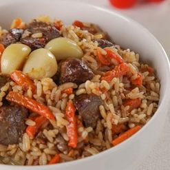 Плов с говядиной вес