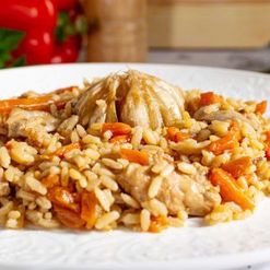 Плов с курицей вес