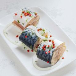 Скумбрия атлантическая с луком и перцем с/с вес