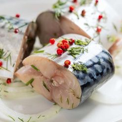 Скумбрия атлантическая с луком и перцем с/с вес