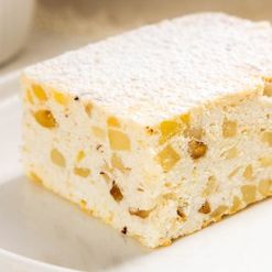 Запеканка творожная с грушей и орехами вес