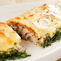 Скумбрия атлантическая запеченная с овощами вес