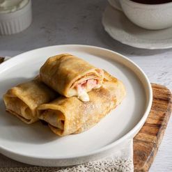 Блинчики с ветчиной и сыром вес