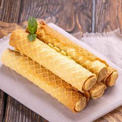 Трубочки вафельные Услада с вареной сгущенкой вес