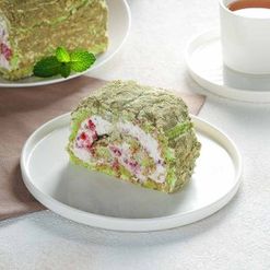 Рулет меренговый с малиной вес