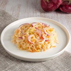 Капуста квашеная с крымским луком и маслом холодного отжима вес