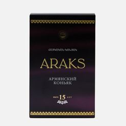 Коньяк Аракс Армянский старый КС 15 лет мароч 40% п/у 0,5л