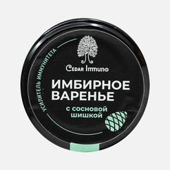 Варенье Кедр Иммуно имбирное с сосновой шишкой ст/б 170г