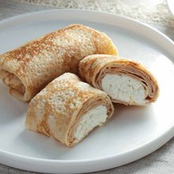 Блинчики с творогом и лимонной цедрой вес