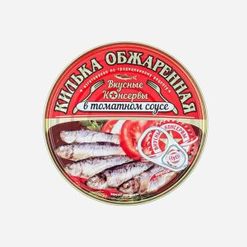 Килька Вкусные консервы обжаренная в т/с ж/б/ключ 240г