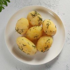 Картофель отварной постный с маслом растительным вес