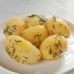 Картофель отварной постный с маслом растительным вес