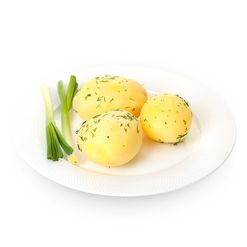 Картофель отварной постный с маслом растительным вес