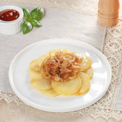 Картофель По-деревенски жареный с луком вес