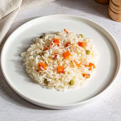 Рис отварной горошек/морковь вес