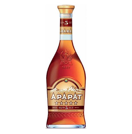 Коньяк Арарат 5 лет 40% п/у 0,5л