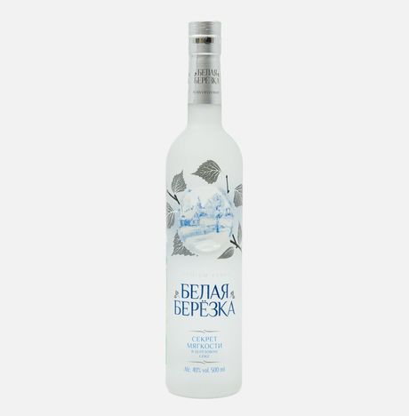Водка Белая Березка 40% ст/б 0,5л