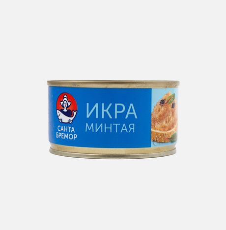 Икра минтая Санта Бремор ж/б 130г