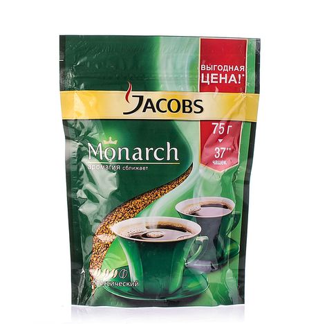 Кофе Якобс Монарх сублимированный м/у 75г