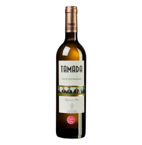 Вино Тамада Пиросмани стол бел п/сл 11-11.5% ст/б 0,75л