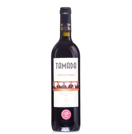 Вино Тамада Саперави кр сух 13-14.5% ст/б 0,75л