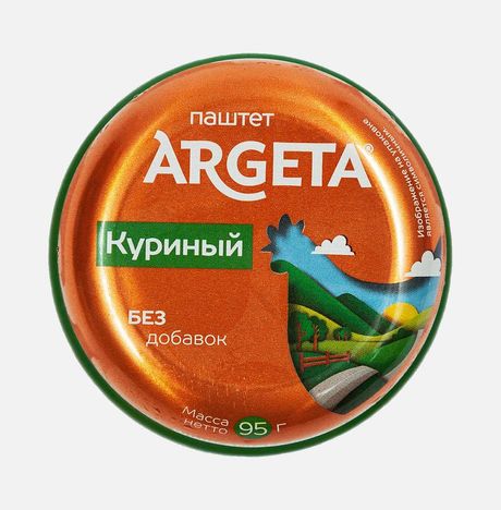 Паштет Аргета куриный ж/б/кл 95г
