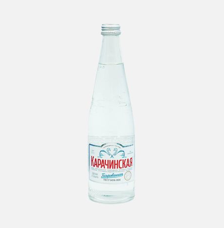 Вода Карачинская минеральная газ ст/б 0,5л