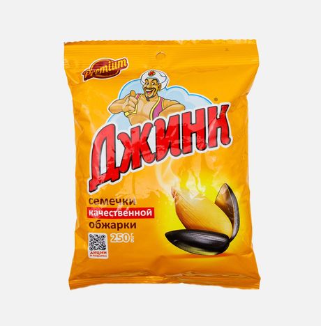 Семечки Джинн качественной обжарки пл/уп 250г