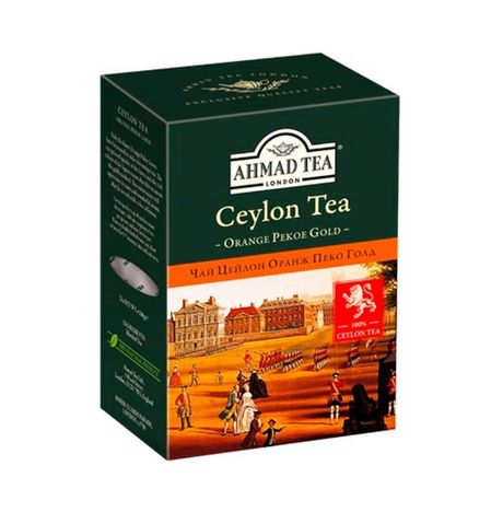 Чай Ахмад Цейлон Оранж Пеко листовой к/к 90-100г