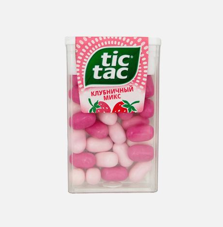 Драже Тик Так Клубничный микс пл/уп 16г
