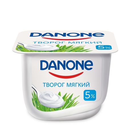 Творог Данон мягкий 5% пл/ст 170г