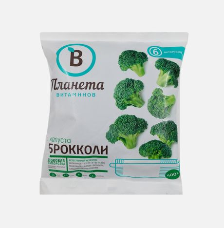 Брокколи Планета Витаминов с/м пл/пак 400г