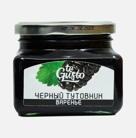 Варенье Те Густо из черного тутовника ст/б 430г
