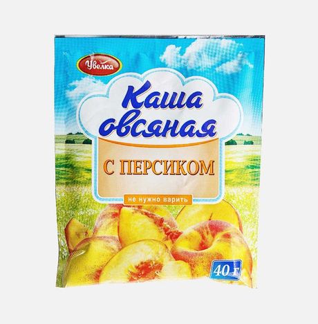 Каша Увелка овсяная Персик пл/уп 40г
