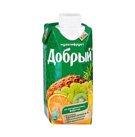 Нектар Добрый Мультифрукт т/п 0,33л