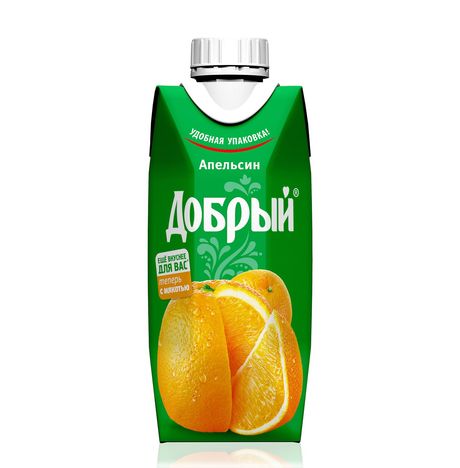 Нектар Добрый Апельсин т/п 0,33л