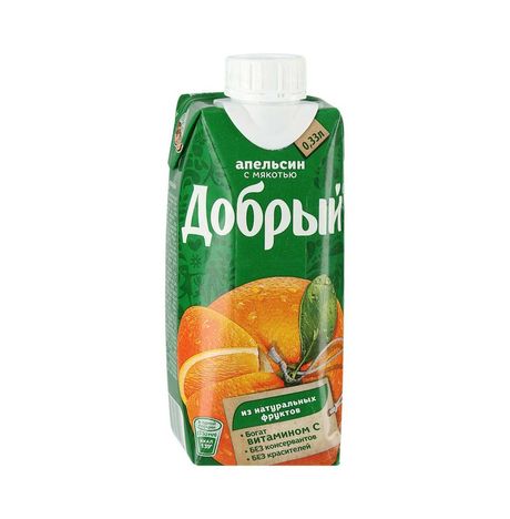 Нектар Добрый Апельсин т/п 0,33л