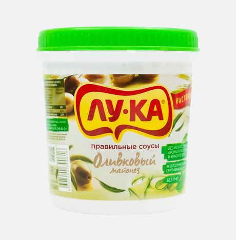 Майонез Лука Оливковый 50% пл/ведро 450мл