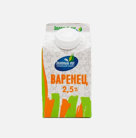 Варенец Зеленый луг 2.5% т/п 450г