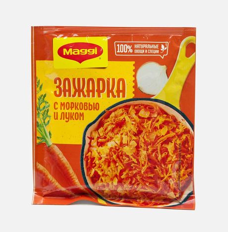 Смесь готовая Магги Зажарка из лука и моркови для супа 60г