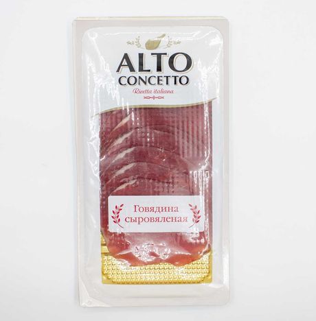 Говядина Альто Кончетто сыровяленая нарезка 100г